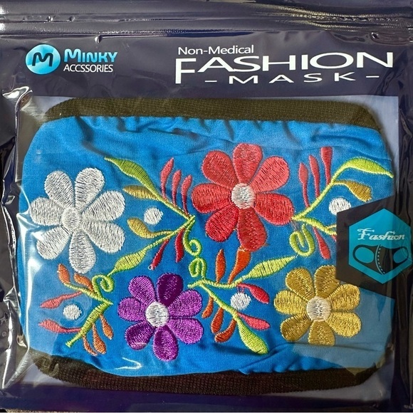 🔴 5 for $10 ONE Minky Accessories Floral Non-Medical Fashion Face Mask - Picture 1 of 2